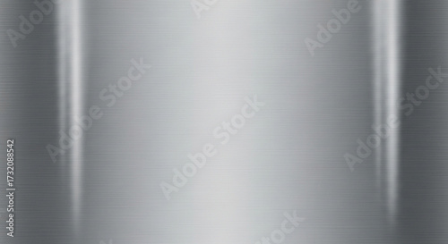 Polished Stainless Steel Surface Texture with Subtle Light Reflections