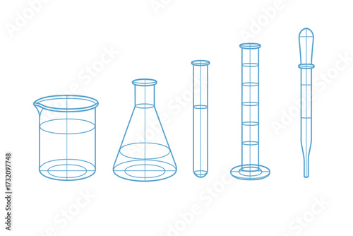 Essential laboratory glassware and scientific instruments for chemistry experiments and research, a comprehensive collection