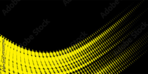 yellow black brush wrap car sticker pattern abstract banner sporty lines black yellow color combination grunge brush modern pattern racing motorsport vector design.