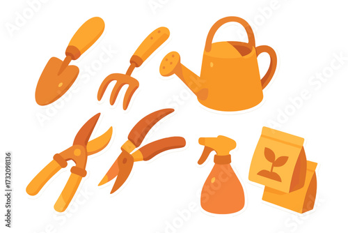 Essential gardening tools and supplies for planting, cultivating, and maintaining a vibrant home garden