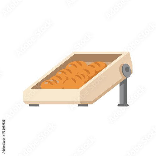wooden bench isolated on white