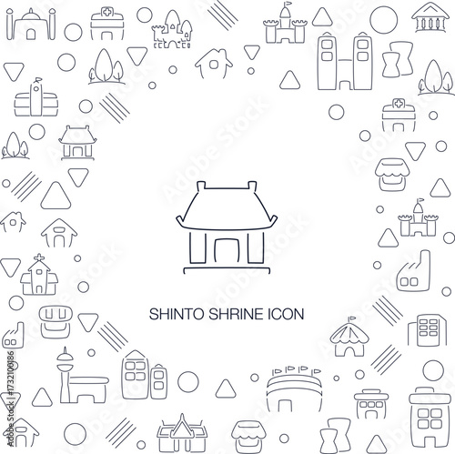 Shinto Shrine Icon