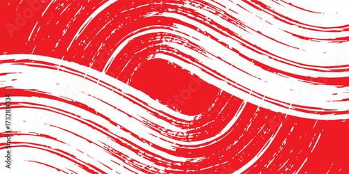 red brush wrap car sticker pattern abstract banner sporty lines white color combination grunge brush pattern vector design, Eps 10.