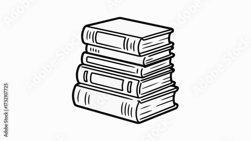 Stack of classic hardcover books, representing knowledge, learning, and education, perfect for academic and literary themes.