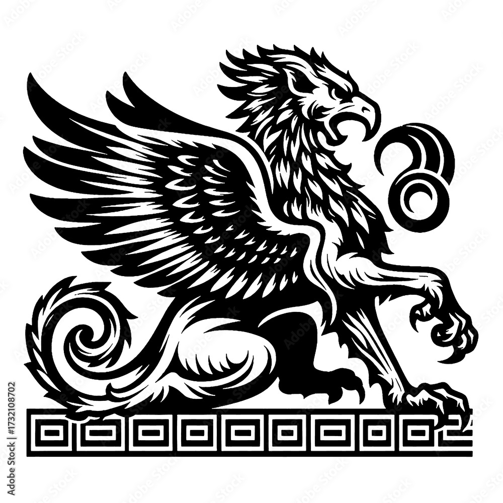 Fototapeta premium griffin vector