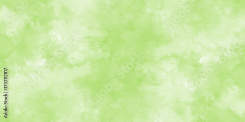 Abstract light Green watercolor background. Colorful watercolor background with paper texture and stains. Aquarelle painted canvas for splash design. Artistic hand painted texture.