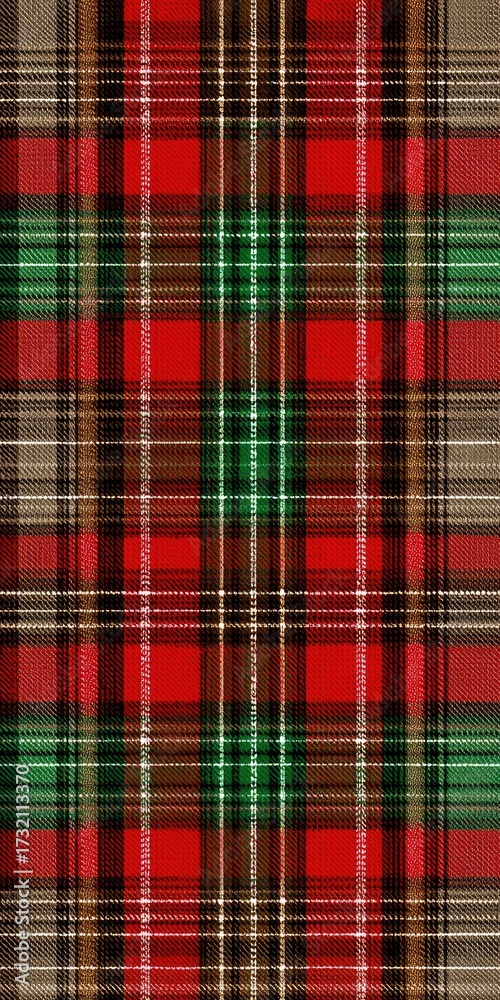 Fototapeta premium Fabric swatch with Tartan pattern for backgrounds, crafts, or design projects