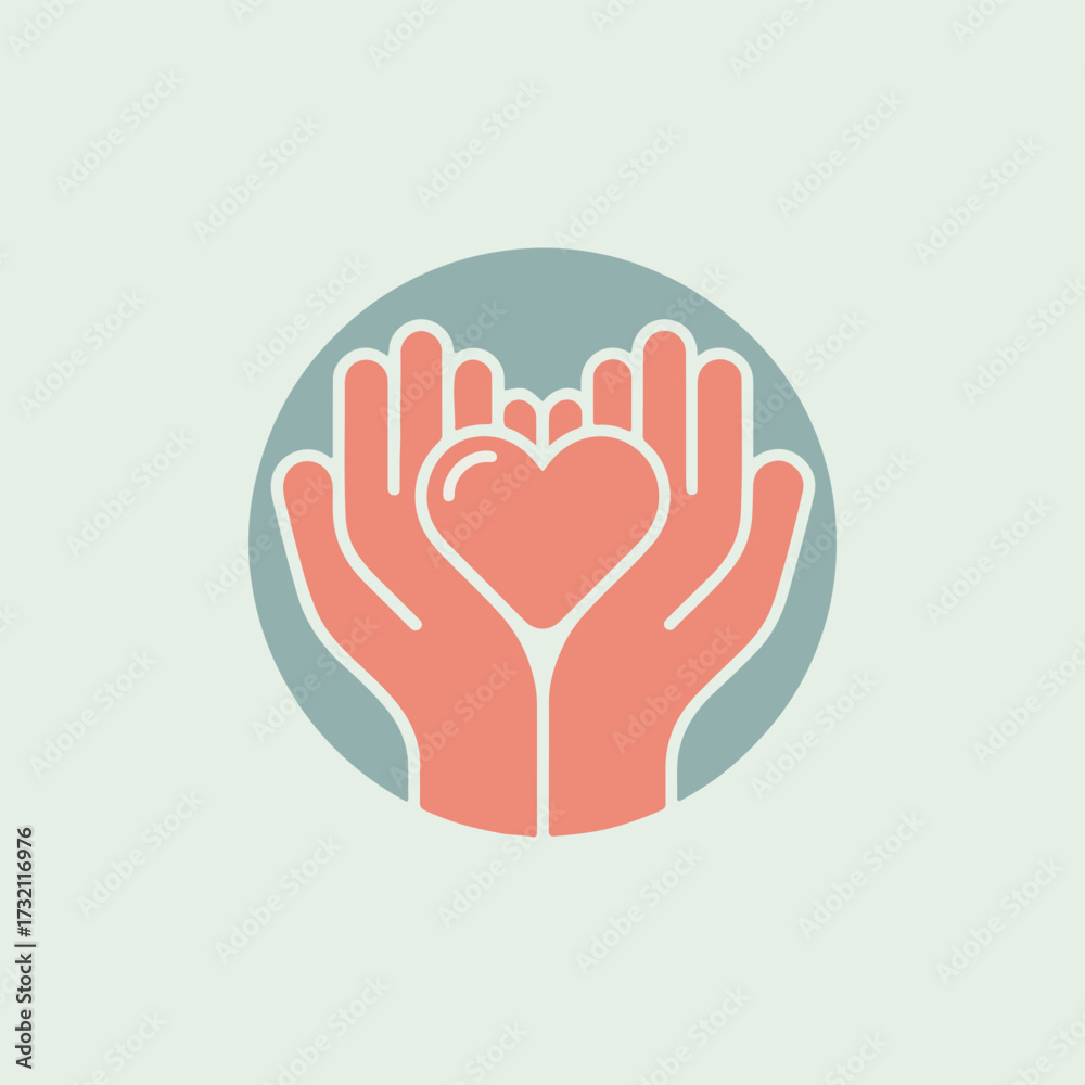 Obraz premium heart in hands