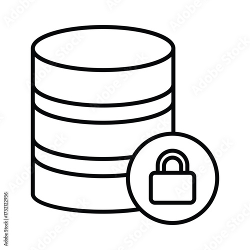  Data security Vector Icon which can easily modify or edit