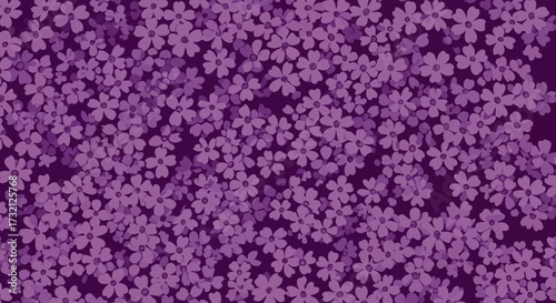 Floral purple pattern