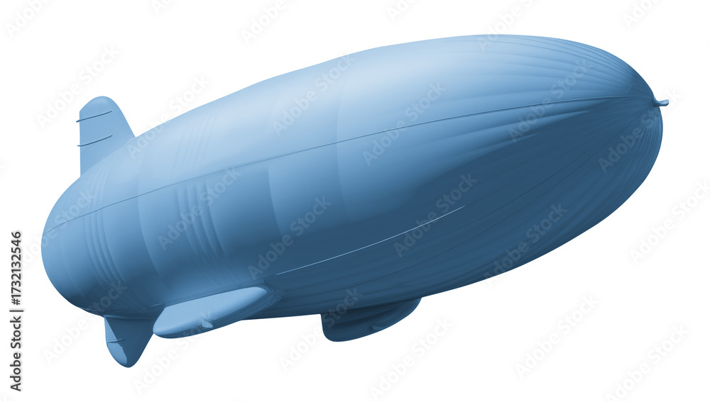 Obraz premium Airship zeppelin png, design element, transparent background