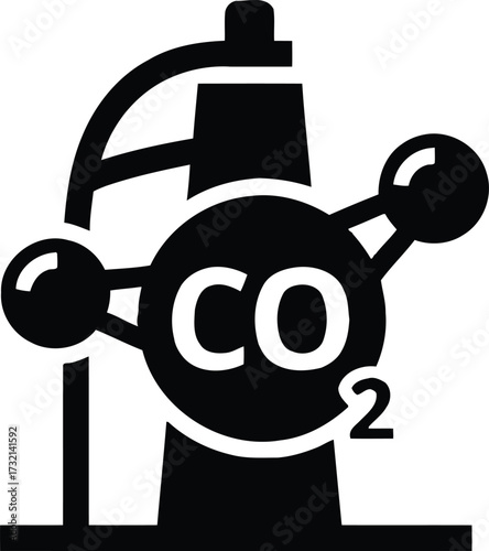 Carbon Dioxide Emission Concept