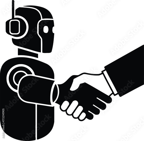 Robot and Human Handshake Partnership and Collaboration