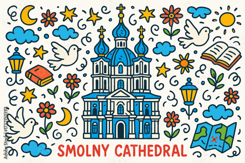 Religious and landmark 3d icon set. cathedral, church, faith icons collection