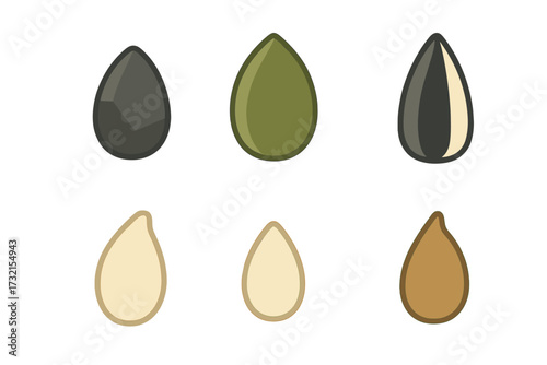 Healthy food seeds including pumpkin, sunflower, and sesame, rich in nutrition and essential ingredients for a balanced diet