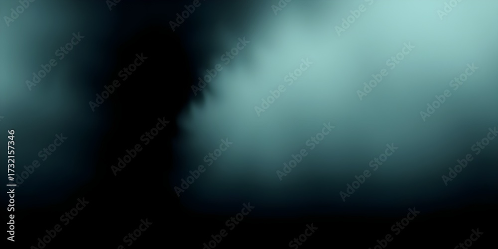 Obraz premium Minimalist abstraction of impending fear