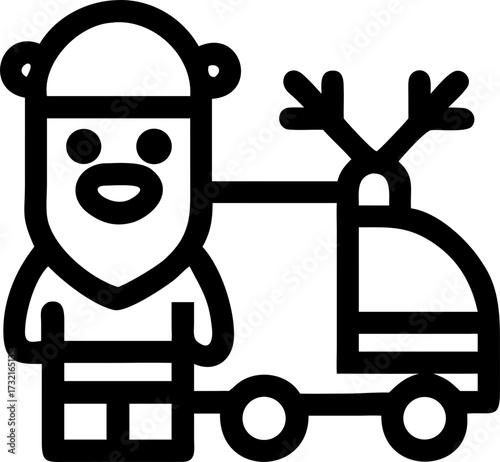 christmas svg icon