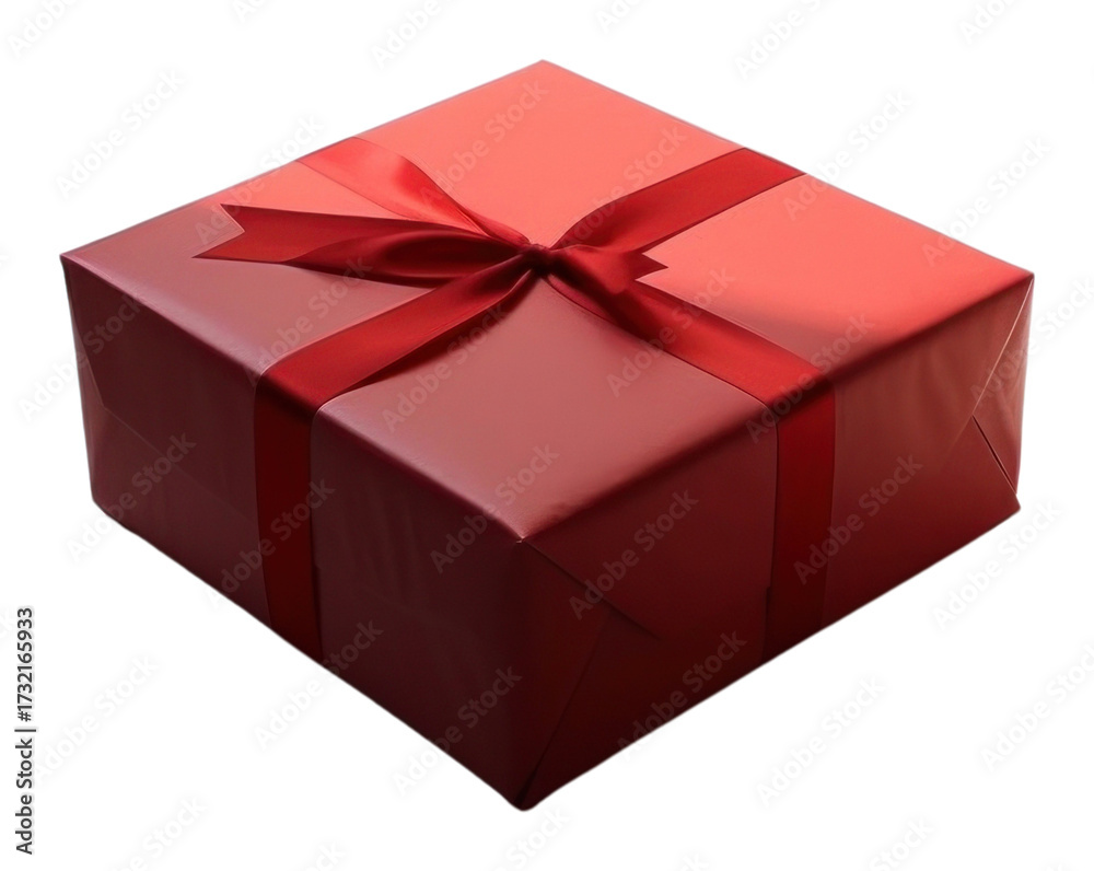 Fototapeta premium PNG Gift box red anniversary.