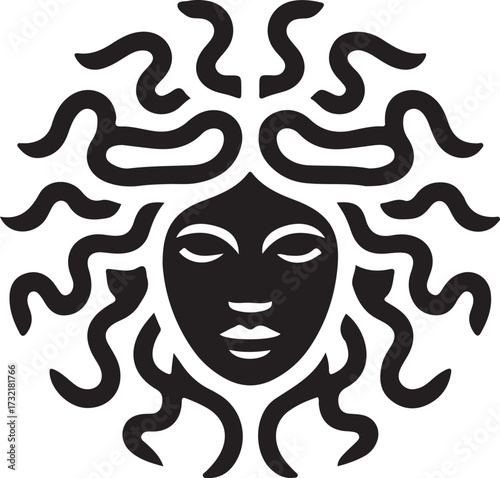 Medusa Gorgon Symbol Face Snake Mythology