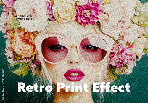 Retro Print Effect