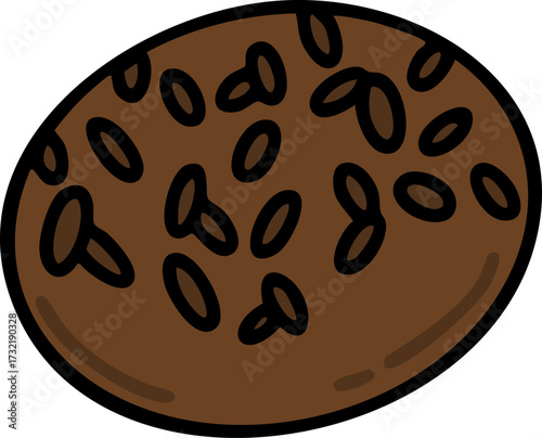 traditional brazil sweet chocolate brigadeiro