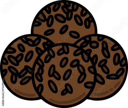 traditional brazilian brigadeiro dessert treat
