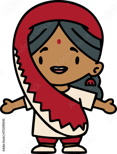 indian woman in traditional clothing