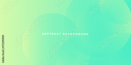 Minimalist abstract green gradient background with smooth, subtle overlapping translucent circles for modern design projects.