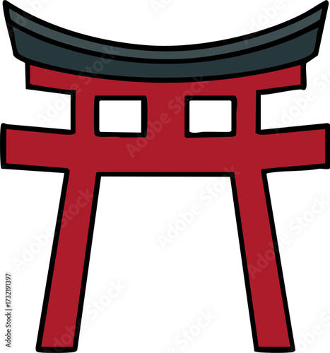 japanese shinto torii shrine gate