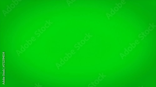 Elegant Red Velvet Theater Curtains Parting to Reveal a Central Green Screen