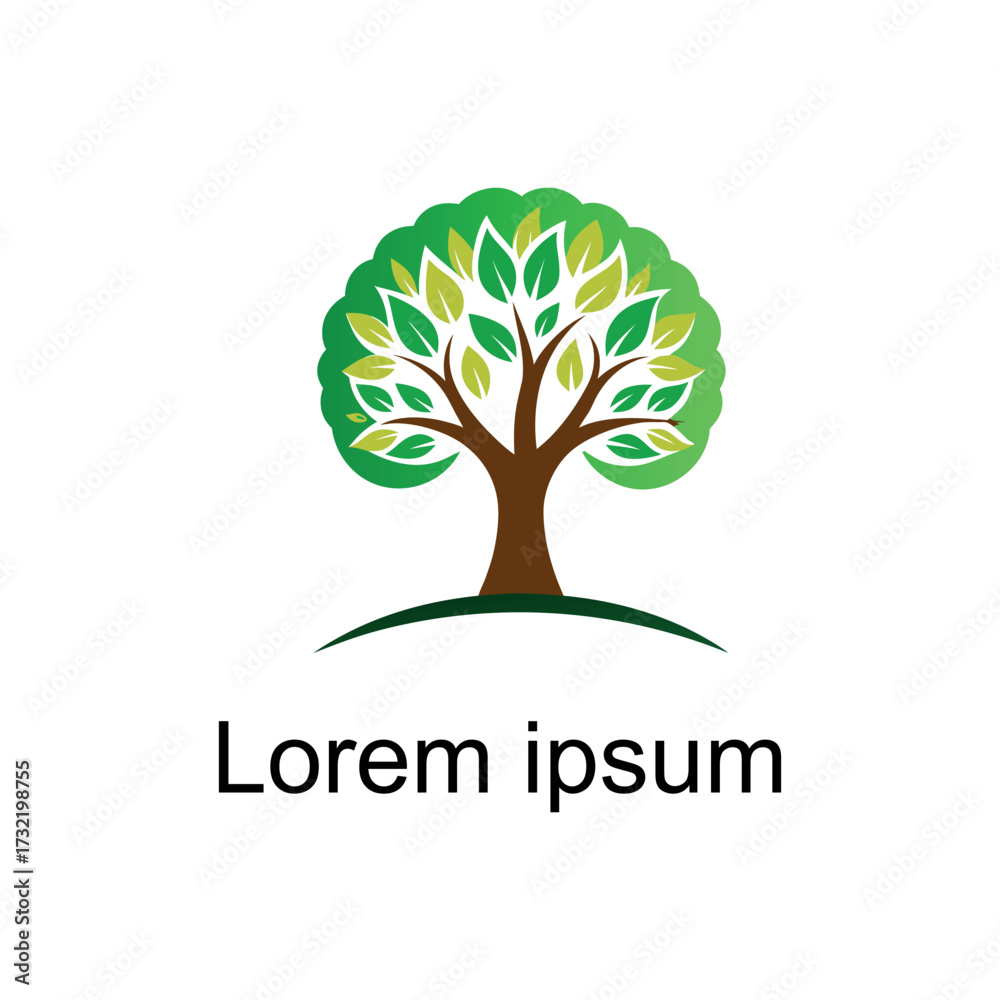 Obraz premium tree logo