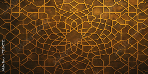 An aged, textured green leather design meets an old rusty metal backdrop for a distinct surface material pattern
