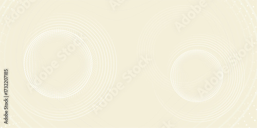 Vector abstract background illustration with an empty white porcelain dinner plate, isolated round dishware