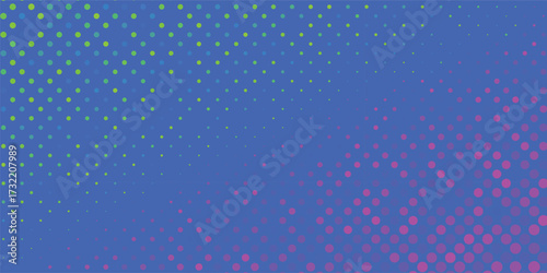 The bright blue abstract design features a water drops pattern on a glass texture, like glowing winter snowflakes