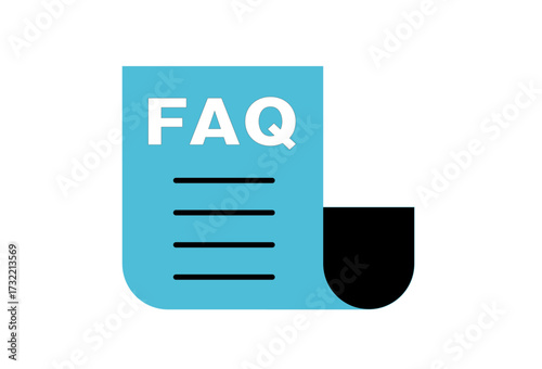 シンプルなFAQアイコン｜Minimal FAQ Ico