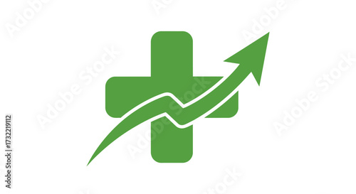 Healthcare Growth Trajectory: A visual representation of advancing medical progress