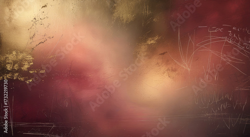 Stylish red and gold gradient marble abstract background design