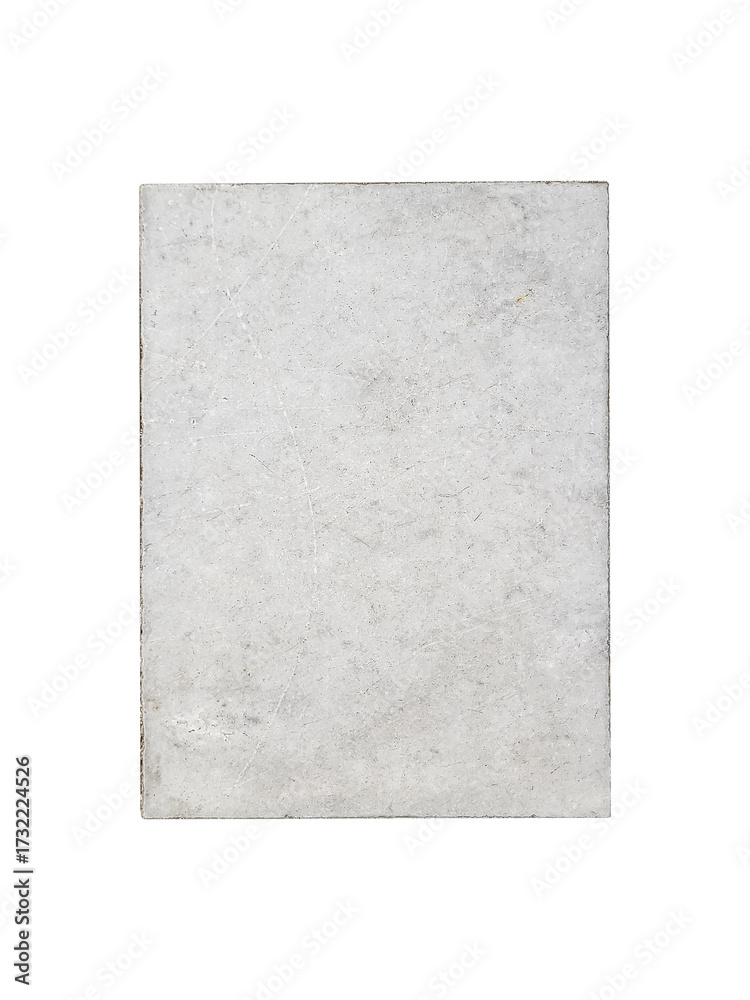 Fototapeta premium White marble tile is isolated.