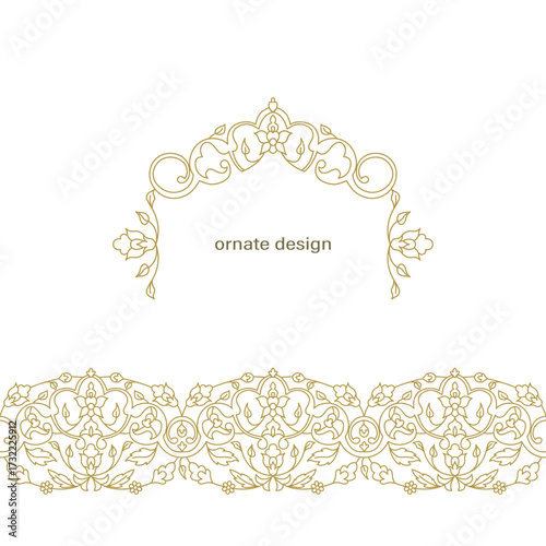 Vector set frames for design template. Floral borders. Ornate decor for save the date, birthday, greeting card, wedding invitation, leaflet, poster, certificate, thank you message.