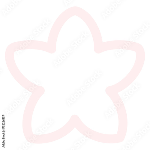 Wallpaper Mural traditional japanese single flower design Torontodigital.ca