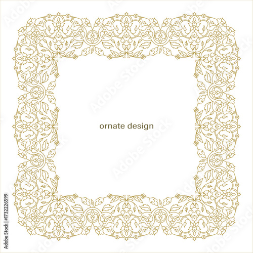 Vector set frames for design template. Floral borders. Ornate decor for save the date, birthday, greeting card, wedding invitation, leaflet, poster, certificate, thank you message.