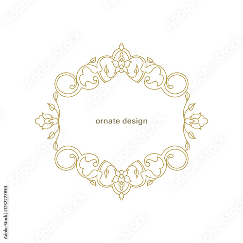 Vector set frames for design template. Floral borders. Ornate decor for save the date, birthday, greeting card, wedding invitation, leaflet, poster, certificate, thank you message.