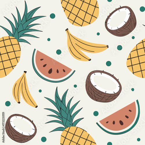 Kids element pattern for print use