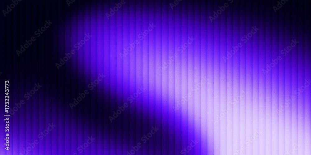 Fototapeta premium Abstract background of wave purple gradient fractal glass with noise and grainy texture