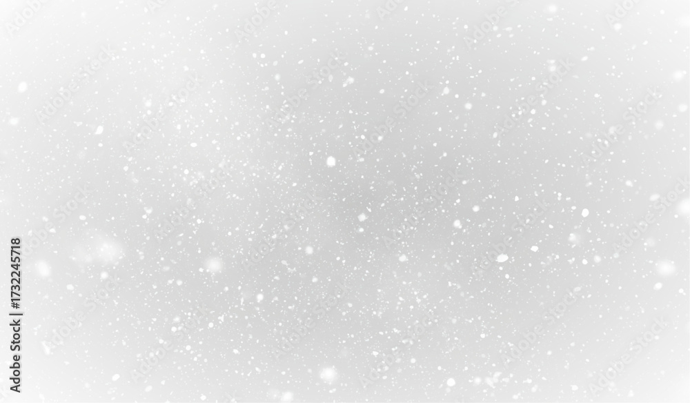 Fototapeta premium Soft matte snow overlay with falling flakes wide angle transparent texture perfect for digital artwork and compositions