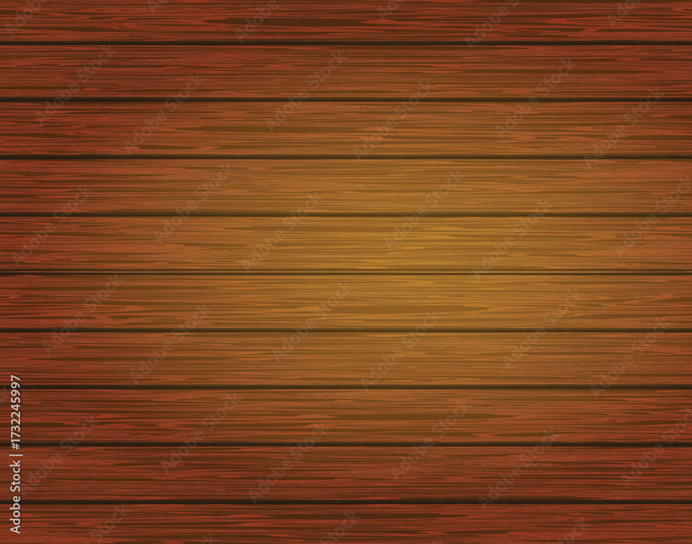 Obraz premium Horizontal Reddish-Brown Wooden Plank Texture with Warm Gradient Lighting for Backgrounds and Design Projects