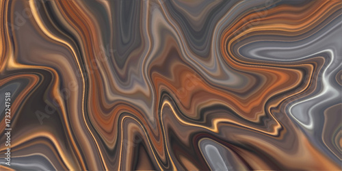 Adstract liquid backgound texture, close up texture of liquid shiny metal in silver gray color with highlights and shimmers, abstract coloeful liquid digital art abstract pattern..