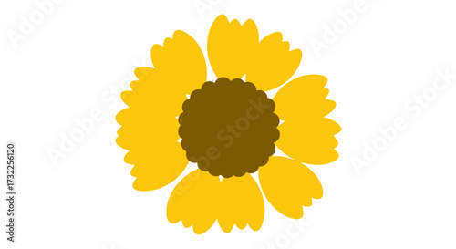 Simplified sunflower