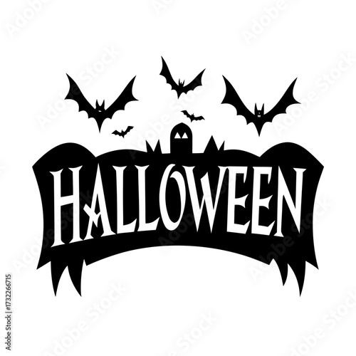 footer Halloween vector illustration 