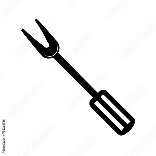 Garden fork tool vector illustration 